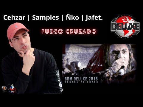 CHILENO REACCIONA BDM DELUXE 2016 | PRUEBA DE FUEGO | ÑKO | SAMPLES | JAFET | CEHZAR #bdm #freestyle