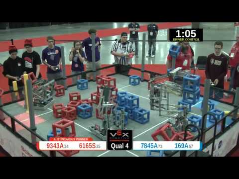 2015 VRC Sci Q4 - 9343A 6165S vs 7845A 169A - 59 to 42 - VEX Worlds 2015 - Science Division