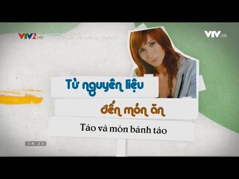 Từ nguyên liệu đến món ăn 11 - Táo e món bánh táo ||