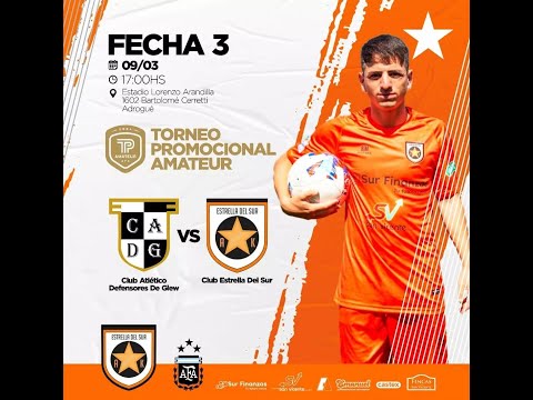C.A Defensores de Glew Vs Estrella Del Sur