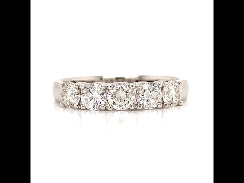 Five Diamond Eternity Ring
