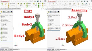 How to Save Multibody Part as a Parts and Assembly