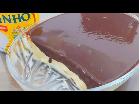 SOBREMESA GELADA DE LEITE NINHO - DELICIOSA - FÁCIL - RÁPIDA