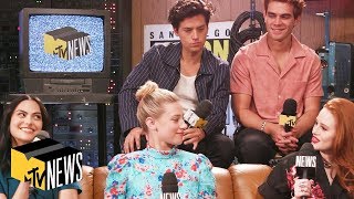 'Riverdale' Cast Talks Relationships, Theories & Archie's Shirtless Moments in Season 4 | MTV News video