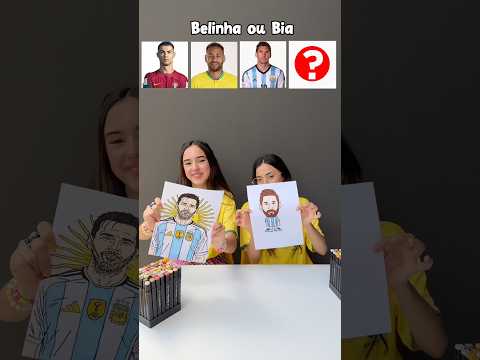QUEM DESENHA MELHOR O MESSI, CRISTIANO RONALDO CR7 E NEYMAR?
