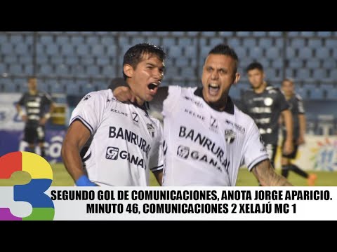 Segundo gol de Comunicaciones, Anota Jorge Aparicio. Minuto 46, Comunicaciones 2 Xelajú MC 1