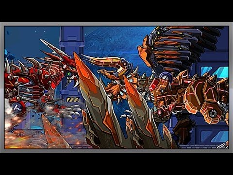Robot Triceratops VS Robot Violent T-Rex - Dinosaurs Robot Gameplay | SMG