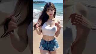 踊るタンクトップ美女 #twice #kpop #aibeauty #ai美女 #croptop