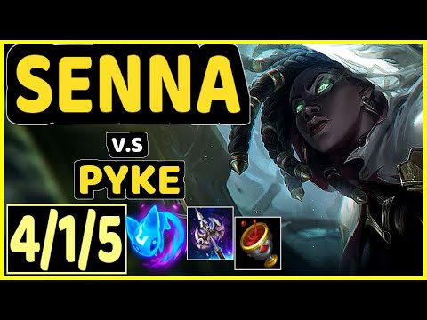 RIYEV (SENNA) vs PYKE - 4/1/5 KDA BOTTOM SUPPORT GAMEPLAY - BR Ranked GRANDMASTER