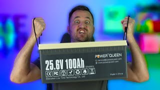 Power Queen 25.6V, 100Ah Solar Battery Review