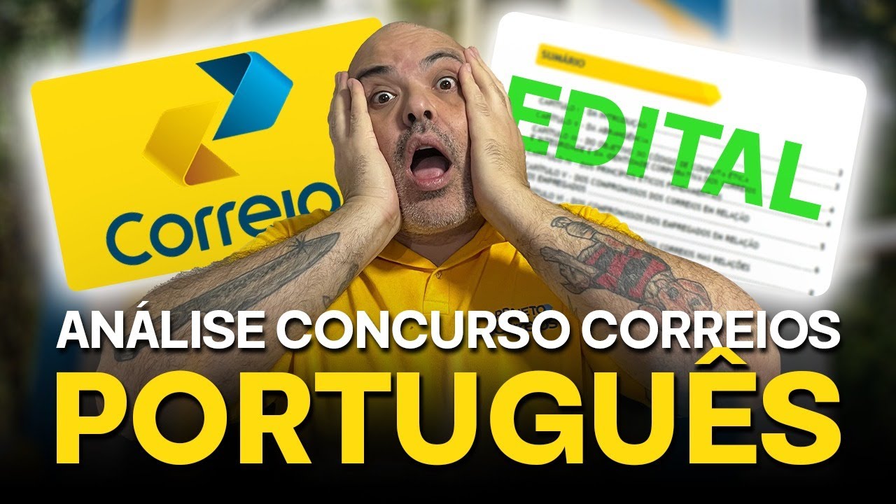 COMO ESTUDAR PORTUGUÊS CONCURSO CORREIOS 2024🔥