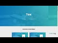 Tox App Landing Page Darnell Bryon