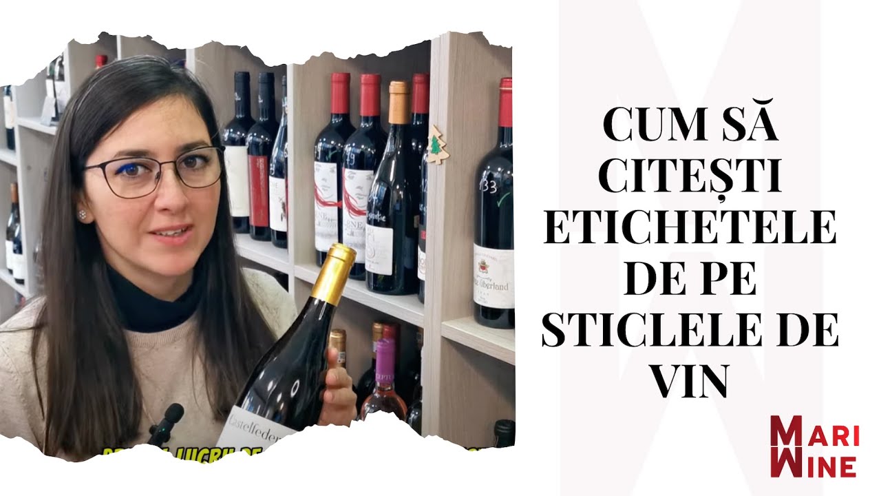 👩🏻‍🏫 WWW: Cum să citești etichetele de pe sticlele de vin
