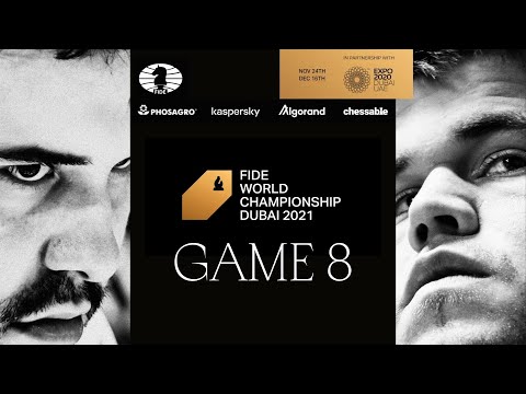 FIDE World Championship Match | GAME 8 | Carlsen-Nepomniachtchi