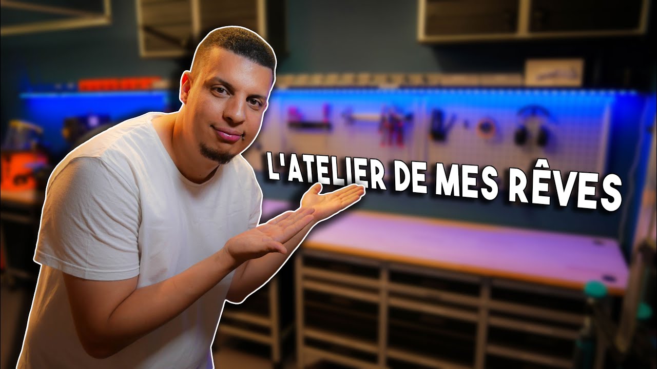J'AI TRANSFORMÉ MON GARAGE EN ATELIER DE RÊVE !!