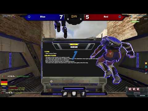 ShootMania Siege - How to carry your team in defense - 15 hits defense