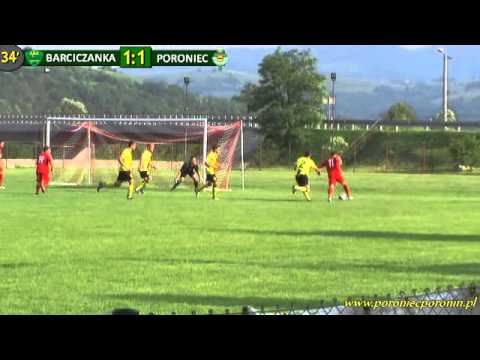Skrót meczu: Barciczanka Barcice - Poroniec Poronin 1:4