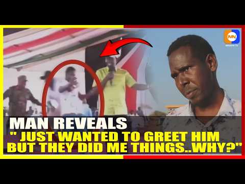 Wajir Security Scare: Man Storms Ruto’s Stage as Kenyans Question “Was This Breach Staged?