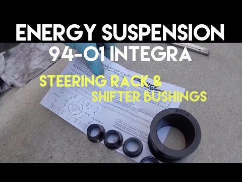 How to Install Energy Suspension Steering Rack & Shifter Bushings - Integra & Civic