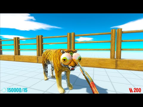 FPS Avatar Death Run with All Weapons #3 - Animal Revolt Battle Simulator