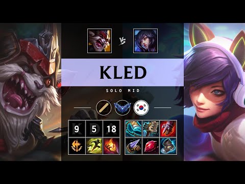 Kled Mid vs Ahri - KR Diamond Patch 25.16