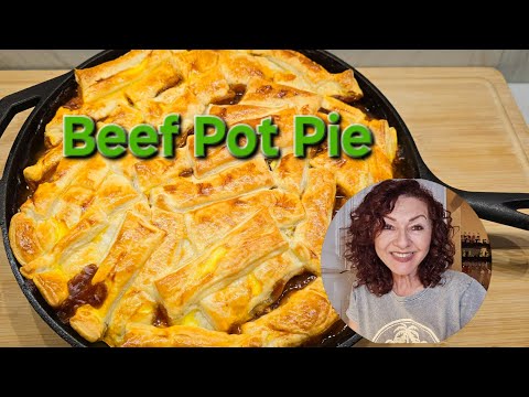 How to make Beef Stew Pot Pie with Puff Pastry Topping