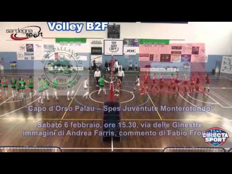 Volley B2F – Capo d Orso Palau – Spes Juventute Monterotondo (3-1)