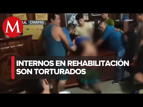 In Chiapas, abuse of inmates at a rehabilitation center is reported.