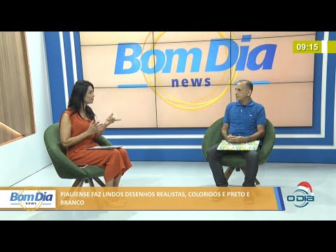 Piauiense faz lindos desenhos realistas, coloridos e preto e branco 08 12 2021