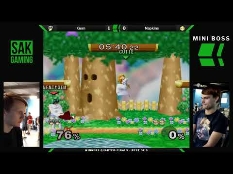 Mini Boss 3 Winners Quarters - Gem (Marth) vs Napkins (Peach)