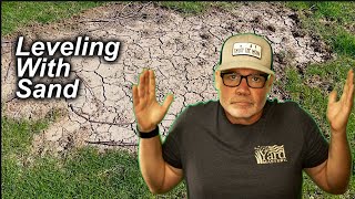 Leveling Clay Lawns With Sand Creates CONCRETE???