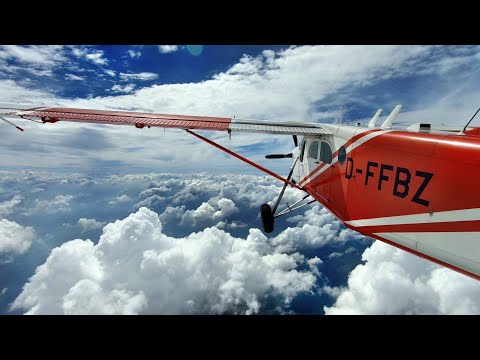 PARACHUTE DROPPING WITH D-FFBZ PILATUS PORTER PC6 AT GANDERKESEE AIRFIELD