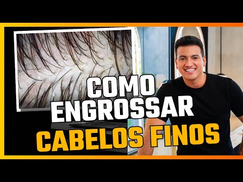 COMO ENGROSSAR OS CABELOS FINOS E QUEBRADIÇOS ?