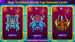 Galaxy Attack: Alien Shooter | How To Unlock World Cup Costume Card Review | By Apache gamers