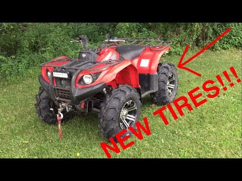NEW ITP Mudlite XL Tires! Yamha Grizzly 450