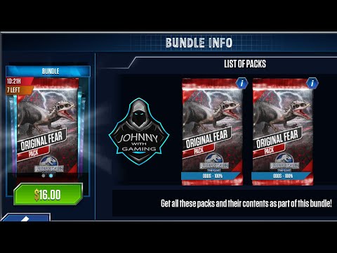 Jurassic World The Game: Original Fear Card Pack #90 MOBILE (2021)