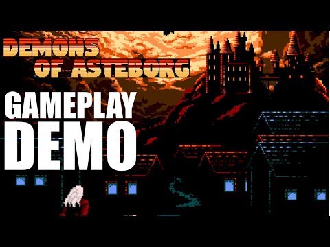 Demons Of Asteborg Gameplay Demo for the SEGA Mega Drive / Genesis (Kickstarter)