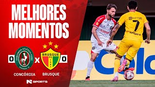 CONCÓRDIA 0 X 0 BRUSQUE | MELHORES MOMENTOS | CAMPEONATO CATARINENSE 2026