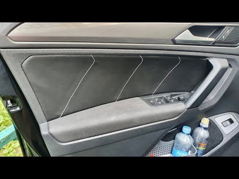 Тигуан 2 G (2016-2020) перетяжка дверных карт, обшивки и подлокотника в кожу