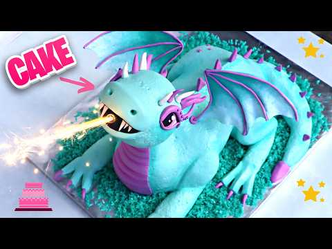 Fire Breathing Dragon Cake 🔥