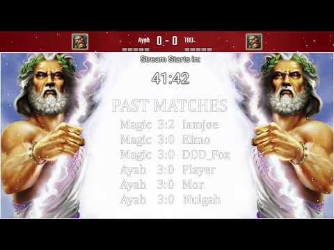 Age of Mythology: $125 Showmatch Ayah Vs. Lorenzo Bo5 /W Commentary