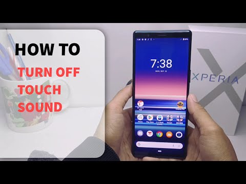 How To Turn Off Touch Sound On Sony Xperia