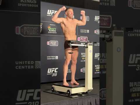 🇿🇦⚖️ DRICUS DU PLESSIS OFFICIAL WEIGH IN (UFC 319)