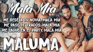 Maluma - Mala Mía (Letra/Lyrics)