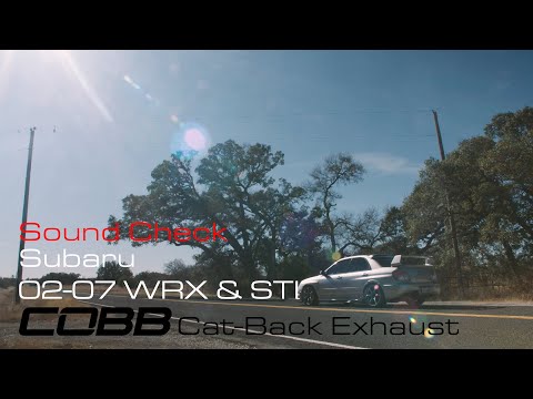 COBB Tuning - Sound Check - GD Subaru Titanium Cat-Back Exhaust