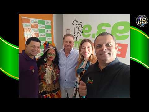 India Josy Campos e Juliana Pires na Rádio Band Fm de Tupã, apresentador Gláucio Tolentino