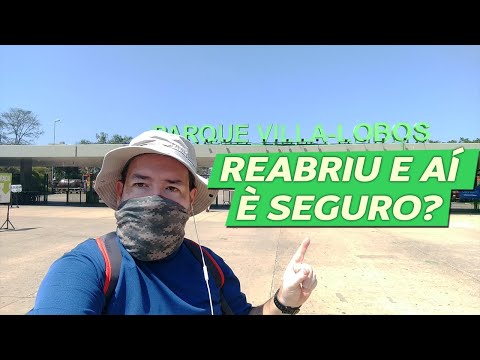 Visita ao parque Villa Lobos após a Reabertura e mostrei o funcionamento e alguns atrativos #VLOG