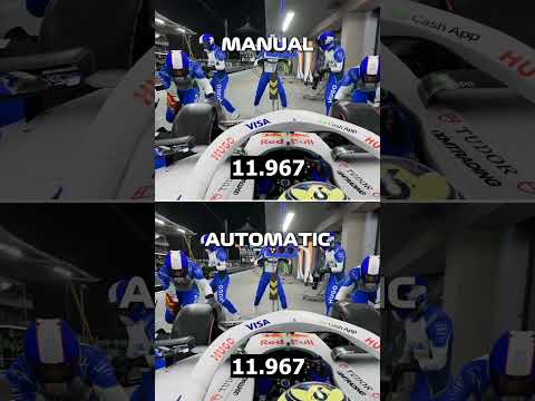 Manual vs Automatic Pitstop | F1 25 #f125 #simracing