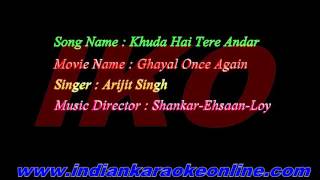 Khuda Hai Tere Andar Karaoke | Ghayal Once Again Karaoke