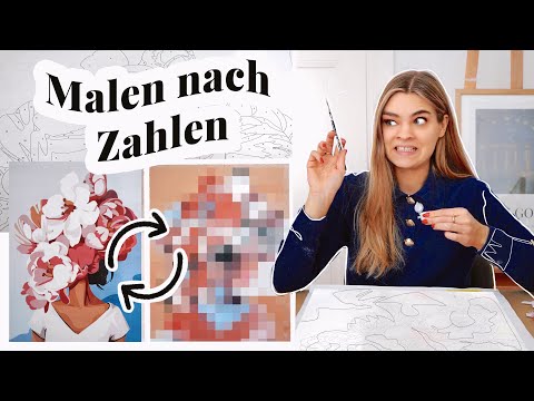 Künstlerin testet: Malen nach Zahlen (aber ich vertausche die Zahlen) // I'mJette